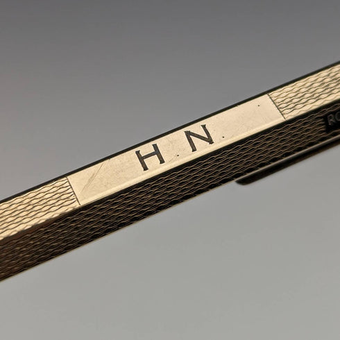 British Vintage Yard O 紅色滾金六角形自動鉛筆盒裝